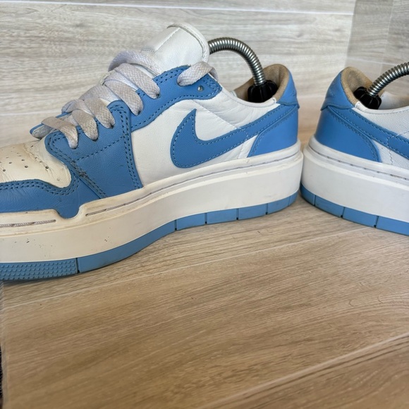 💙🤍 Nike Air Jordan 1 Low elevate platform white university blue UNC shoes - Picture 9 of 12